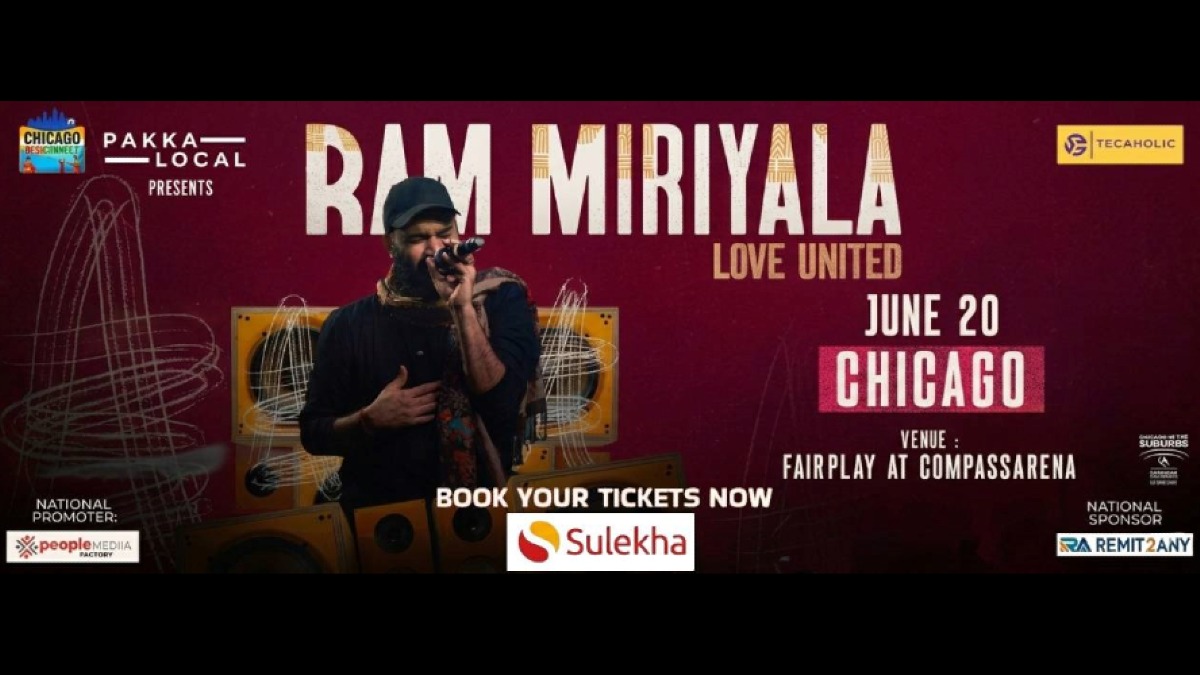Chicago 2026- Ram Miriyala Live Concert