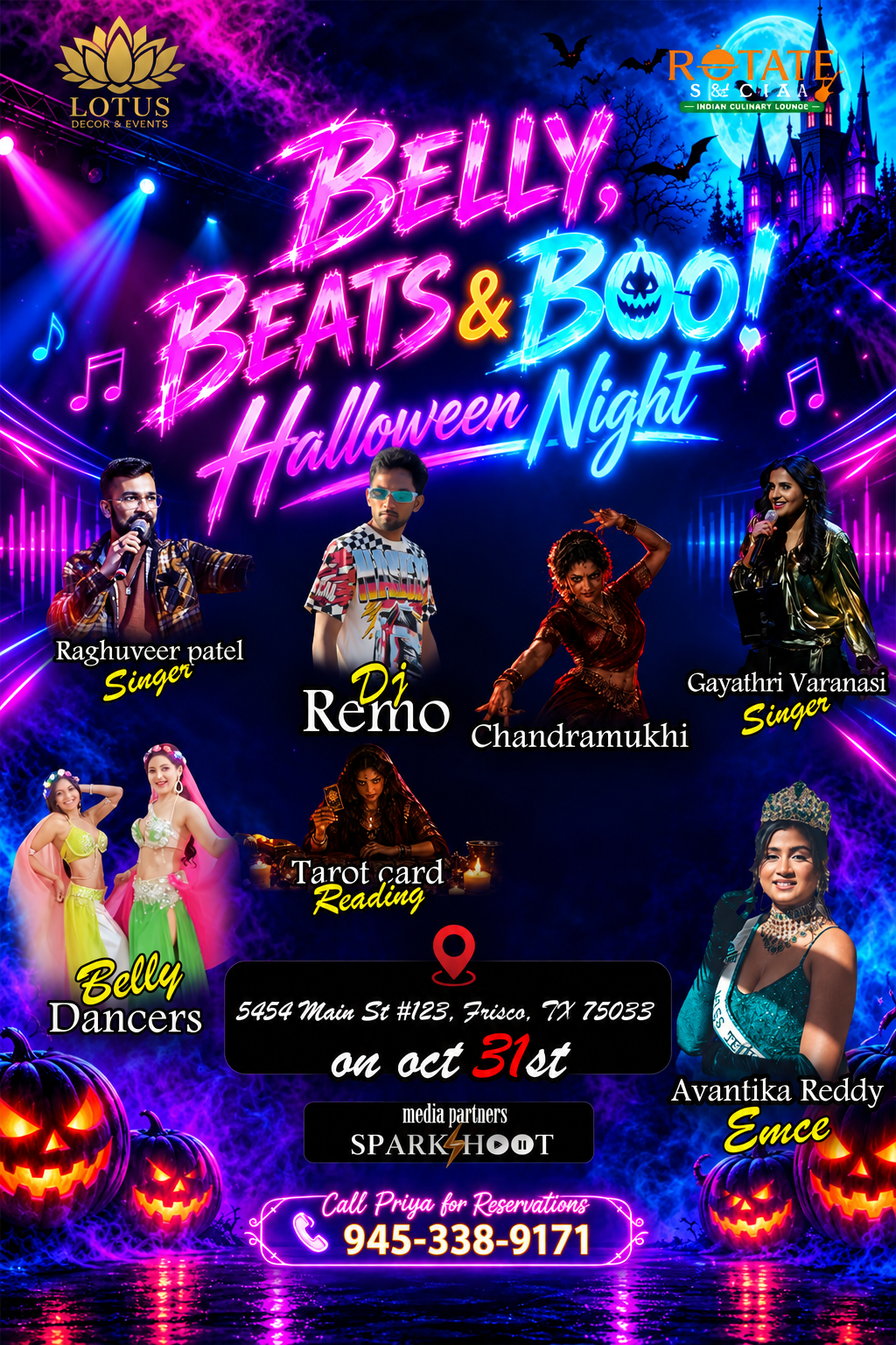 BELLY,  BEATS & BOO
