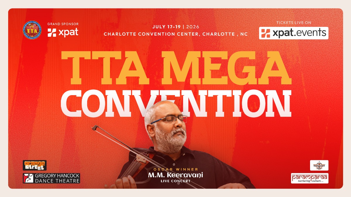 TTA Mega Convention July 17 - 19th, 2026 (Xpat.money Special Tickets) - Threeory Band + MM Keeravani Concert