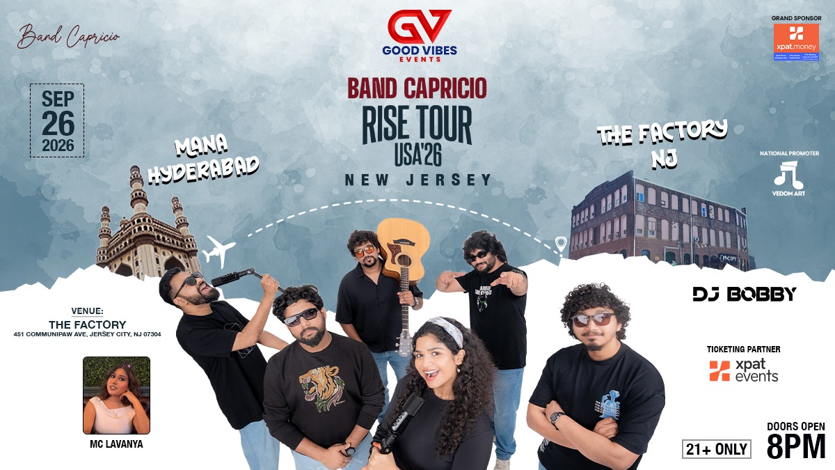 Band Capricio Rise Tour 2026 - Live In New Jersey 