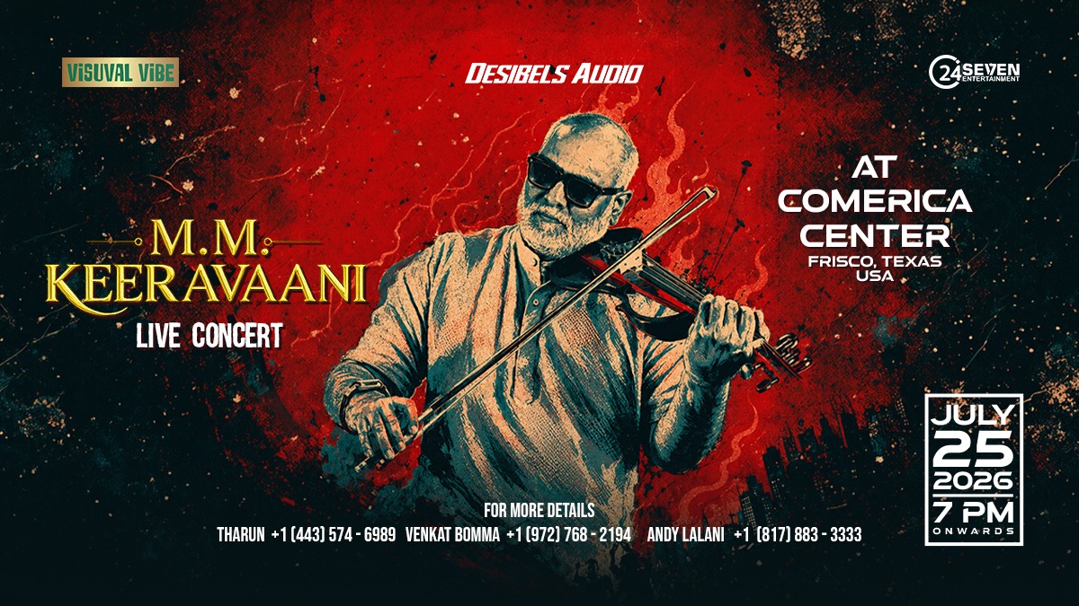 Oscar-Winning Maestro M.M. Keeravani Live in Concert - Dallas